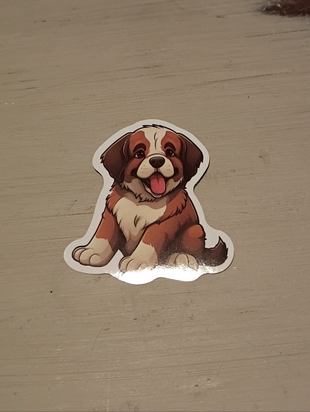 10/$10 Stickers Decals - Saint Bernard Puppy Kawaii Animal Sticker - Brand New